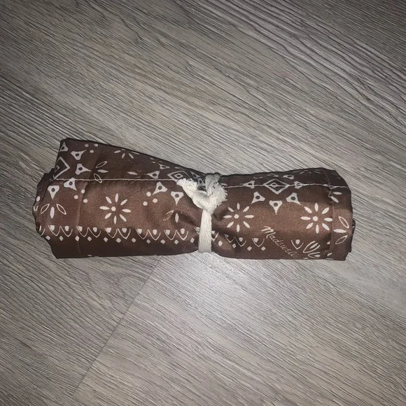 Madewell (Re)sourced Bandana Floral Mandala Light Chestnut Multi Large Tote Bag - Picture 2 of 6